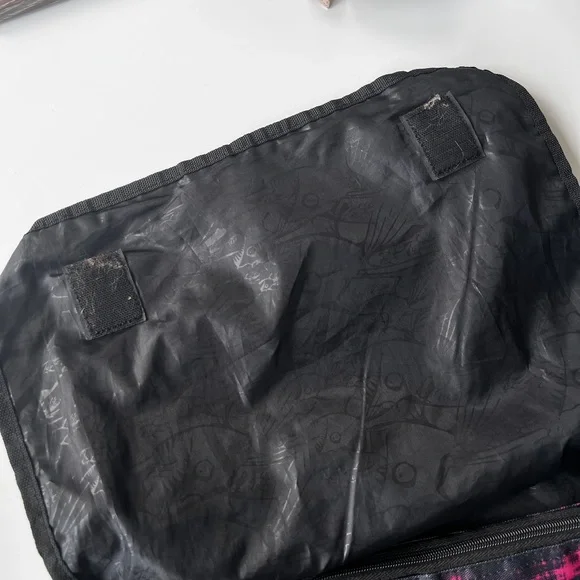 Hot Tuna pink black crossbody satchel bag - Picture 4 of 13